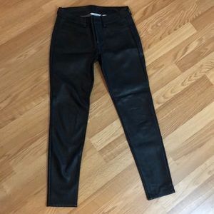 Pleather pants